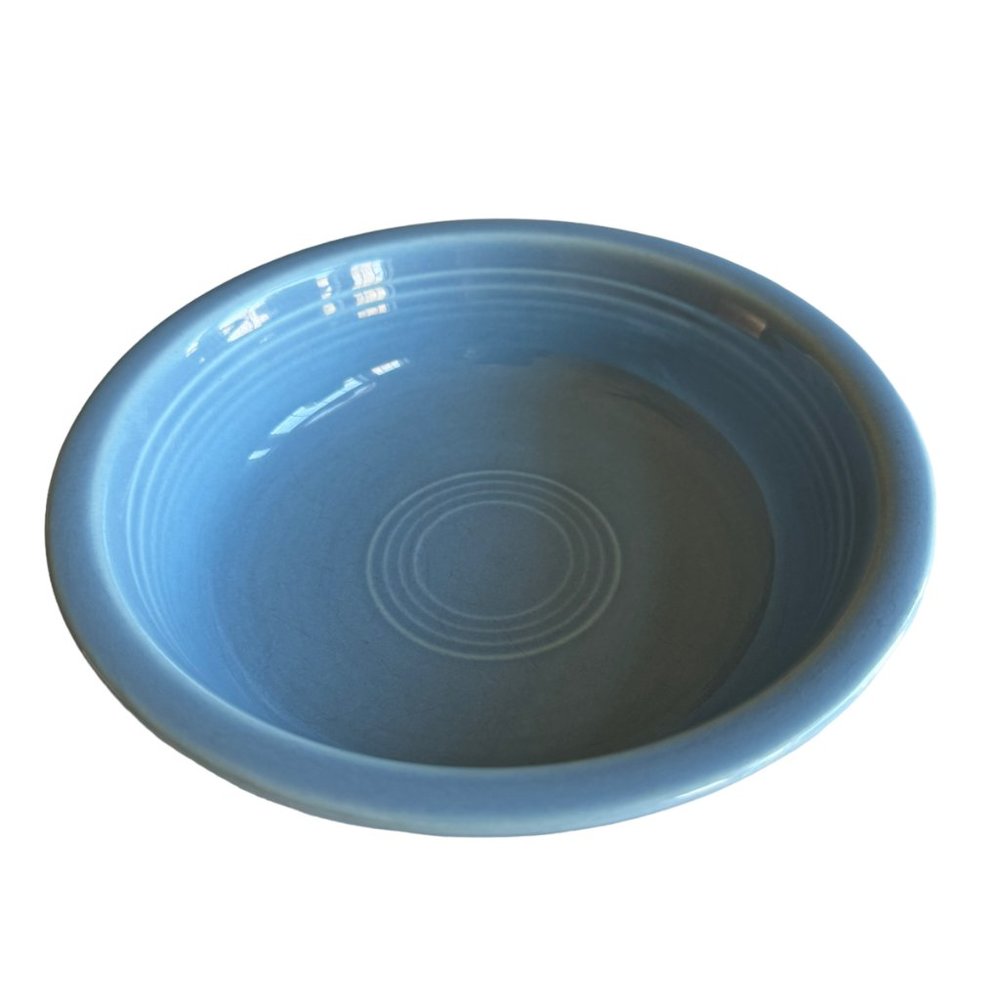 Homer Laughlin Fiestaware Coupe Soup Bowl Periwinkle Blue 1989 Homer Laughlin - Picture 3 of 6